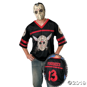 Men's Friday the 13th Jason Hockey Jersey Costume (1 Piece(s))