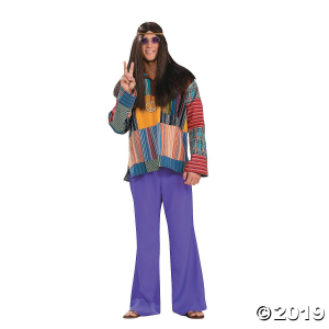 Men's Purple Bell Bottom Pants Costume - Standard (1 Piece(s))