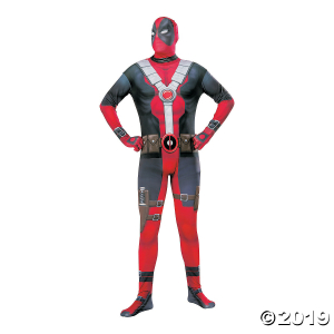 Men's Second Skin Deadpool Costume - Standard (1 Piece(s))