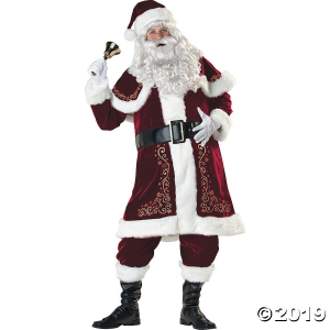 Men's Jolly Ol' St Nick Costume - Small (1 Piece(s))