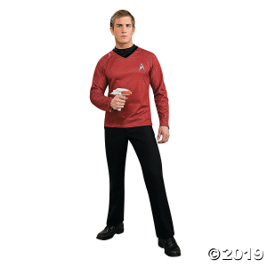 Men's Deluxe Red Star Trek Uniform Movie Shirt Costume - Extra Large (1 Piece(s))