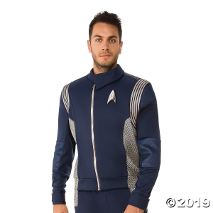 Men's Star Trek: Discovery Silver Science Officer Uniform Costume - Standard (1 Piece(s))
