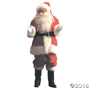 Adult's Deluxe Plus-Size Santa Suit Costume (1 Set(s))