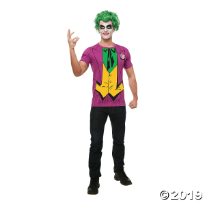 Men's Joker T-Shirt Costume - Extra Large (1 Piece(s))