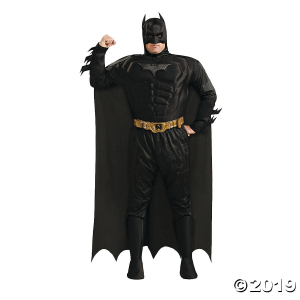 Men's Deluxe Muscle Chest Batman Costume (1 Set(s))