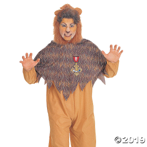 Men's Wizard of Oz Cowardly Lion Costume (1 Set(s))