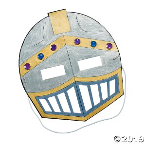 Color Your Own Knight's Mask (Makes 12)