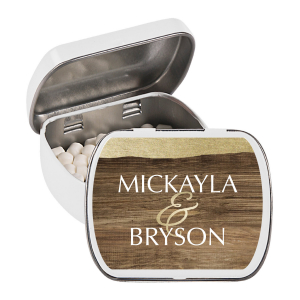 Personalized Rustic Chic Mint Tins (24 Piece(s))