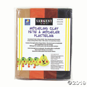 Sargent Art® Modeling Clay, Earth Tone Colors, 12 lb (12 lb(s))