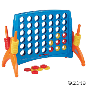 ECR4Kids Junior 4-to-Score Giant Game Set - Primary Colors (1 Unit(s))