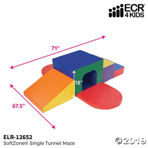 ECR4Kids SoftZone Single Tunnel Maze Foam Play Climber (1 Unit(s))