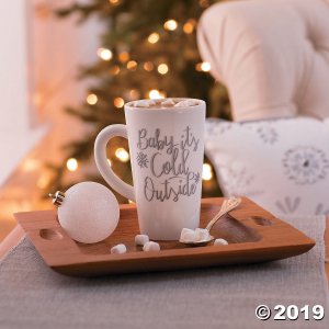 Park Designs Wintertime Multicolor Ceramic Coffee Mug (Set of 4