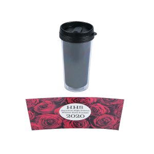 Personalized Rose Travel Mug (1 Piece(s))