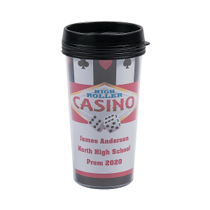 Personalized Casino Travel Mug (1 Piece(s))