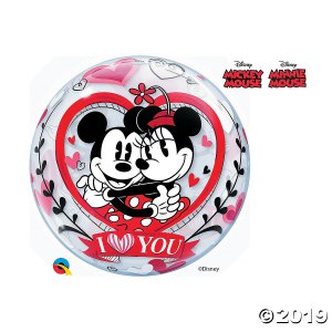 Disney® Mickey & Minnie Love Bubble Mylar Balloon (1 Piece(s))