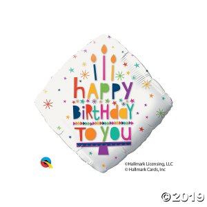 Happy Birthday Candles Mylar Balloon (1 Piece(s))