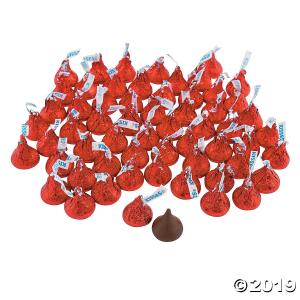 Hershey's® Kisses® 400 Pc. Red Chocolate Candy (400 Piece(s))