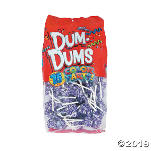 Purple Dum Dums® Solid Color Lollipops (75 Piece(s))