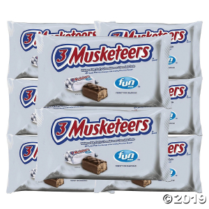 Bulk 3 Musketeers Fun Size Candy Bars - 8 Bags (312 Piece(s))