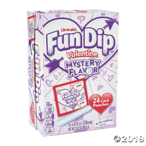 Wonka® Lik-m-aid® Fun Dip Valentine's Day Mystery Flavor Candy Card Kits (24 Piece(s))