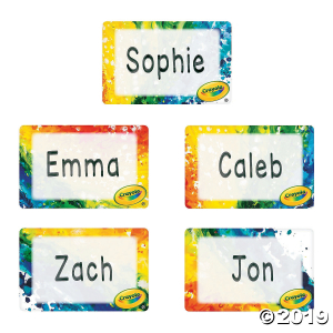 Crayola® Name Tags/Labels (1 Roll(s))