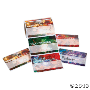 God's Galaxy VBS Name Tags/Labels (1 Roll(s))