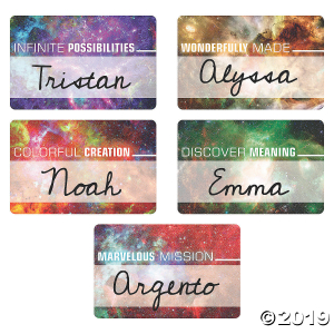 God's Galaxy VBS Name Tags/Labels (1 Roll(s))