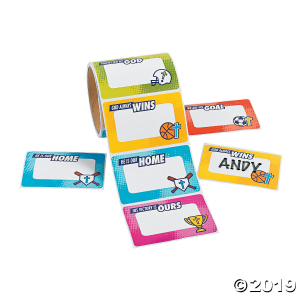 Sports VBS Name Tags/Labels (1 Roll(s))