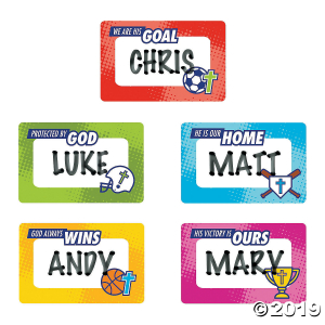 Sports VBS Name Tags/Labels (1 Roll(s))