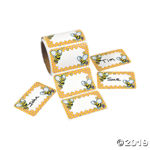 Bumblebee Name Tags/Labels (100 Roll(s))