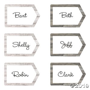 Rustic Classroom Name Tags/Labels (1 Roll(s))