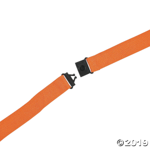 Orange Nylon Lanyards (Per Dozen)