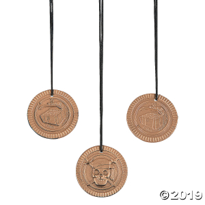 Pirate Coin Necklaces (48 Piece(s))