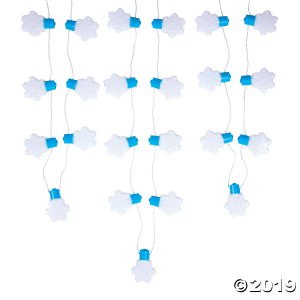 Light-Up Snowflake Necklaces (6 Piece(s))