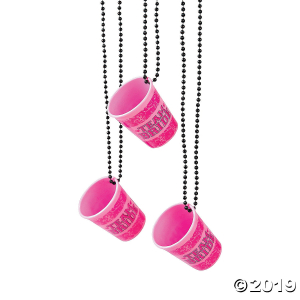 Team Bride Shot Glass Bead Necklaces (6 Piece(s))