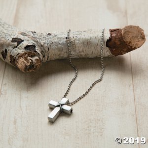Graduation Prayer Cross Necklace with Scroll (1 Piece(s))