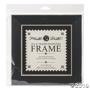 Mill Hill Wooden Frame - Matte Black, 6x6 (1 Piece(s))