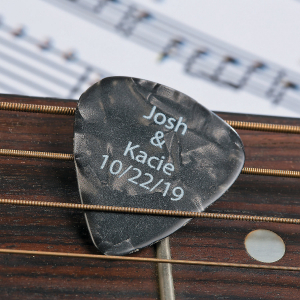 Personalized Black Guitar Picks (100 Piece(s))