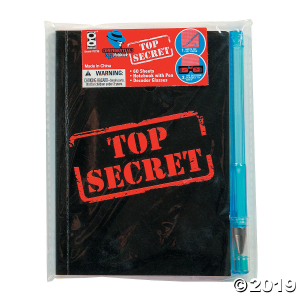 Top Secret Confidential Spy Notebooks (Per Dozen)
