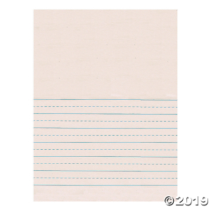Newsprint Handwriting Paper, Picture Story, 7/8" Ruled (Short Way), White, 9" x 12", 500 Sheets Per Pack, 5 Packs (5 Piece(s))