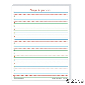 Smart Start 1-2 Writing Paper, 100 Sheets Per Pack, Set of 4 Packs (4 Piece(s))
