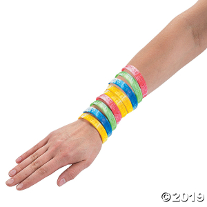 Bright Camo Award Silicone Bracelets (24 Piece(s))