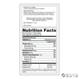 Christmas Bulb Gummy Candy (18 Piece(s))