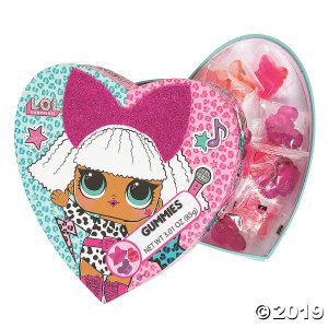 L.O.L. Surprise Heart-Shaped Box with Gummy Candy (1 Piece(s))