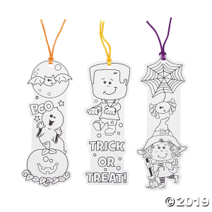 Color Your Own Halloween Friends Bookmarks (Makes 50)