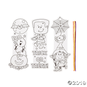 Color Your Own Halloween Friends Bookmarks (Makes 50)