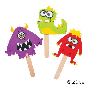 Monster Puppets Craft Kit (Makes 12)