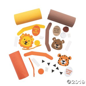 Wild Encounters VBS Animal Craft Roll Craft Kit (Makes 12)