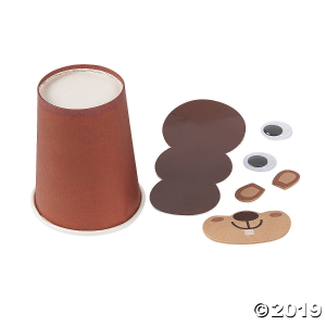 Fall Squirrel Cup Craft Kit (Makes 12)