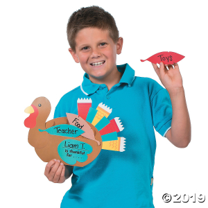 Thankful Turkey Craft Kit (Makes 12)